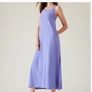 Athleta Arrival purple maxi dress size XS athletic